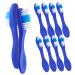 Outanaya 10pcs Prison Small Toothbrushes With Short Handle Travel Toothbrush Travel Toothbrushes Mini Teeth Brush Handle Mini Tooth