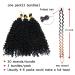 SEGO 3 Pack Hair Extensions - Water Wave Braids Afro Kinky Curly Closure Medium Brown 8 (20cm) - 90g for Crochet Styles - Buy Online on GoSupps.com