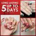 Christmas Nail Polish Set 6Pcs Glitter Green Red Black White Brown Nail Varnish Set Classic XMAS Series Quick Dry & Long Lasting Nail Gel for Nail Art Design - Christmas Gifts for Women 6Pcs Christmas - Buy Online on GoSupps.com