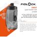 Fidlock Twist Bottle 450ml - Transparent Magnetic Bicycle Water Bottle (No Connector/Base) - Ideal for Cyclists - Buy Online on GoSupps.com