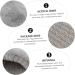 Amosfun Fur Knitted Boot Cuffs - Warm Boot Attachments & Leg Warmers for Carrie Costume | Stylish & Cozy Fashion Accessories - Buy Online on GoSupps.com