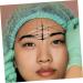 Housoutil 2pcs Ink Paper Eyebrow Measure Tool Simple Eyebrow Mapping Ruler Make up Wire Box - Buy Online on GoSupps.com