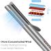 Buy IG INGLAM 2 in 1 Anti-Scald Airflow Hair Straightener & Curler Professional Styling Tool with Breeze Fan & Felt Fabric Perfect Gift in Silver & Gold - Buy Online on GoSupps.com