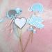 Personalised Cake Toppers Cake Decorations 4PCS Elephant Heart Cake Toppers for Baby Shower Cute Baking Dessert Decorations Supplies for Kid Sweet Gifts (Color : C) (Color : D) (Color : D) - Buy Online on GoSupps.com