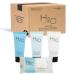 H2O Therapy Hotel Soaps and Toiletries Bulk Set | 1-Shoppe All-In-Kit Amenities for Hotels & Airbnb | 0.85 oz Hotel Shampoo Conditioner & Lotion 1 oz Bar Soap Travel Size | 200 Pieces 4pc Set