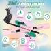 DIY Lash Extension Kit with 280 PCS 9-16mm 40D Lashes Clusters 200ml/6.7fl.oz Lash Cleanser Eyelash Shampoo Mini USB Portable Lash Fan Bond and Seal Remover Eyeliner Eyelid Cleaning Brush Black - Buy Online on GoSupps.com