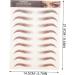 Hemoton 16 Pcs tattoo eyebrow decals make up 4d eyebrows eyebrow transfer stickers - Buy Online on GoSupps.com
