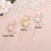 IYOU Bridal Hairpins - Gold Sparkly Crystal & Pearl Flower Hair Accessories for Women & Girls (2 Pack) - Buy Online on GoSupps.com