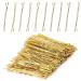 AnAsh Hair Pins 60 Pcs Bobby Pins for Women Hair Grips for Thick Thin Wavy Curly Long Short Hair Hair Clips for Styling Sectioning Wearing Casual Party Travel & Weddings (Blonde)