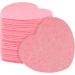 Spa Sponges | Heart Shape Reusable Makeup Remover Pads 20 Face Scrub Sponge for Facial Cleansing Exfoliate Masque Makeup Removal Pink - Buy Online on GoSupps.com