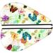 Floral Vintage Hair Towel Wrap - Quick Dry Hair Turban with Button | International Shipping Available - Buy Online on GoSupps.com