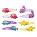 4 Pairs Of Dinosaur Hairpins Girl Hairpins Glitter Hairpins Girl Hair Accessories Animal Hairpins Girl Accessories