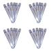 Balawin 24 Pieces Stainless Steel Nail File Double-Sided Diamond Nail File Metal Nail File Manicure File for Family and Travel