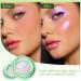 Face Highlighter Palette - Shimmer Lunar Glow Makeup for Cheeks & Eyes | Holographic Multichrome Illuminator - Buy Online on GoSupps.com