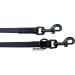 Biothane Dogeline Black Hook - Adjustable Leash for Small & Large Dogs | 2m 2.40m 2.80m 3.50m 5m Options (2.80m x 9mm) - Buy Online on GoSupps.com