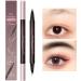  Hugsweet Eyebrow Pencil 2-in-1 Waterproof Eyeliner | Eyeliner - For Makeup and Beauty for Dates Evenings and Meetings for Women and Girls - Buy Online on GoSupps.com
