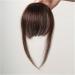 Bangs Hair Clip 100% Human Hair Bangs Natural Brown Bang Hair Clip in Bangs Fringe with Temples Hairpiece for Women Clip on Air Bang 4.5in Bangs Clip in Hair (Color : HLH1004-2) - Buy Online on GoSupps.com