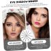 MUSISALY 12pcs Angled Eyebrow Brush Flat Concealer Brush Concealer Brush Blender Brush 15.5x1.2x0.6cm Black - Buy Online on GoSupps.com