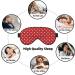 SSIMOO Big White Dot Sleep Mask | Adjustable Breathable & Fashionable Eye Mask for Ultimate Comfort | International Shipping - Buy Online on GoSupps.com