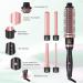 5 in 1 Curling Iron Curling Wand Set with Curling Thermal Brush&4 Interchangeable Ceramic Curling Wand(0.4"-1.25") Long Lasting Curls Hair Iron Crimper Instant Heat Up Hair Curler with Glove&2 Clips - Buy Online on GoSupps.com