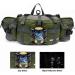 Multifunctional Military Style Belt Pocket with Bottle Holders | Waterproof Ruck Bag Shoulder Bag for Hiking Travel & Camping - Army Green - Buy Online on GoSupps.com