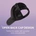 Buy Curl Keeper Badazz Backless Curl Cap - Satin Black Open-Back Hat for Curly Hair Perfect for Messy Buns & Ponytails - International Shipping Available - Buy Online on GoSupps.com