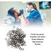500pcs 1/8 Inch Black Elastic Bands for Braces & Hair Styling | Portable & Professional Dental Rubber Bands | Dreadlocks & Hair Braids Accessories with Free Elastic Placer - Buy Online on GoSupps.com