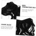 MUSISALY Fluffy U-shaped Wig Hair Clip in Extensions Fake Hair Human Hair Extensions Clip Ins Real Hair Extensions Clip in Human Hair Extensions for Women Clip in Wavy Hair Extensions 45X8CM Black - Buy Online on GoSupps.com