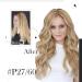 Vivien Clip-In Remy Real Hair Extensions - Light Blonde & Ash Blonde Highlights - 18 Inch 120g - #P27/60 - Buy Online on GoSupps.com