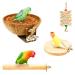 NC bird's nest set made of natural coconut great bird playground bird cage accessories bird toys including birds for birds bird seating board bird cotton tools for budgies nymph H01