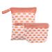 Seaur Wetbag Baby Children Waterproof Nasting Pasch for on the go Kita kindergarten diaper bag zip washable reusable beach pool gym wet bag - 2 pieces 20 * 28cm+30 * 40cm E06 2 pieces 20 * 28cm+30 * 40cm