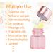 Alledomain 20Pcs 1Ml Rose Gold Glass Sample Dropper Bottles Empty Mini Bottles with Dropper Pipettes Aluminum Alloy Cap Refillable Sample Containers for Essential Oils Perfume Aromatherapy - Buy Online on GoSupps.com