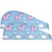 Buy White Pink Unicorn Hair Towel 2 Pack - Super Absorbent Quick Dry Hair Turbans for Women & Girls - Buy Online on GoSupps.com