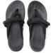 UTENAG Women's Arch Support Flip Flops 6 Black - Orthotic Thong Sandals for Ladies - Buy Online on GoSupps.com