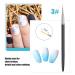 Sularpek 3PCS Nail Art Liner Brushes for UV Gel & Acrylic Painting - Short Strokes, Details & Blending - 7/9/11mm - Buy Online on GoSupps.com