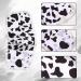 Hand Castor Oil Wraps - Waterproof Adjustable Reusable Pads (2 Pack Cow Pattern) - Prevents Leakage for Enhanced Care - Buy Online on GoSupps.com