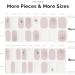 NAILOG Semi Cured Gel Nail Strips 34 pcs Salon-Quality Gel Nail Stickers Long Lasting Nail Wraps for Women with Soft Gel Finish Astria - Buy Online on GoSupps.com