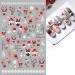 JMEOWIO 10 Sheets Christmas Nail Art Stickers Decals Self-Adhesive Snowflake Winter Holiday Cute Nail Supplies Nail Art Design Decoration Accessories - Buy Online on GoSupps.com
