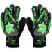Wvvou goalkeeper gloves children and adolescents football goalkeeper gloves football gloves double protection portability great stop green 5