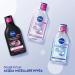  NIVEA NIVEA Micellair Professional Two-Phase Micellar Water Skin Breathe Biphasic Makeup Remover with Black Tea Extract for Face and Eyes Waterproof Makeup - 3 x 400ml Bottles - Buy Online on GoSupps.com