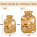 Naanle Halloween Hot Water Bottle with Cover - 1L Transparent Heat Bottle for Bed Hand Warmers Pain Relief & Cold Therapy - International Shipping Available - Buy Online on GoSupps.com