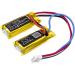 GSP981438 2S 800mAh Battery Compatible with Soundgear 3.7V