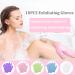 Keyri 10-Piece Exfoliating Peeling Gloves Set - Body & Face Massage Spa Shower Gloves in White Pink Purple Green Blue - Buy Online on GoSupps.com