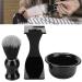 Premium 3pcs Beard Shaving Brush Set - Facial Hair Cleaning & Styling Tools for Men | International Shipping Available - Buy Online on GoSupps.com