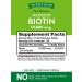 Nature's Truth Biotin 10000mcg 120 Fast Dissolve Tablets - Maximum Strength Hair Skin and Nails Supplement - Natural Berry Flavor - Vegetarian Non-GMO Gluten Free - Buy Online on GoSupps.com