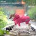 Adjustable Waterproof Dog Raincoat - Reflective Jacket for Small to Medium Dogs (L Rose) | Outdoor Rain Jacket with Legs - Buy Online on GoSupps.com