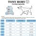 Tony Hoby Dog Suit - Cute Blue Cupcake Overall for Small to Medium Dogs | 4-Leg Pet Bed Suit (XS) - Buy Online on GoSupps.com