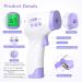 Wawech Baby Fieberthermometer Contactless Digital Infrared Thermometer 3-in-1 for Adults & Children with LCD Display 99 Memory Fever Alarm Purple - Buy Online on GoSupps.com
