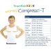 SmartKnitKIDS Compresso-T Deep Pressure Sensory Compression Undershirt & Seamless Sensitivity Socks - White/Black (Small/Medium) - Buy Online on GoSupps.com