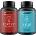 Popular Together BoostCeuticals Reishi Mushroom Capsules 900mg Daily Dose and CoQ10 200 mg High Absorption CoQ10 with Bioperine - No Additives - Vegan - Non GMO - Gluten Free - Pure Natural